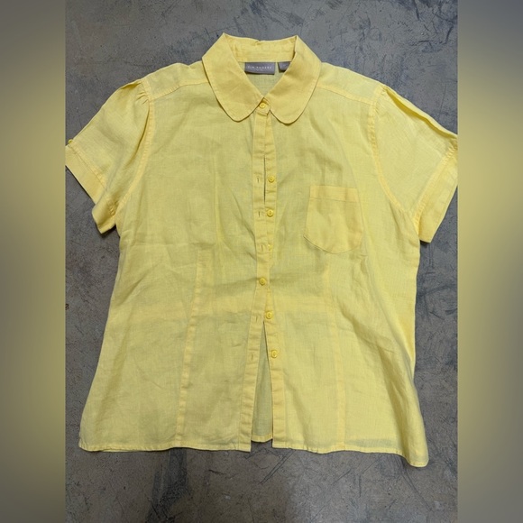 Kim Rogers Tops - Kim Rogers 100% Linen Blouse PL